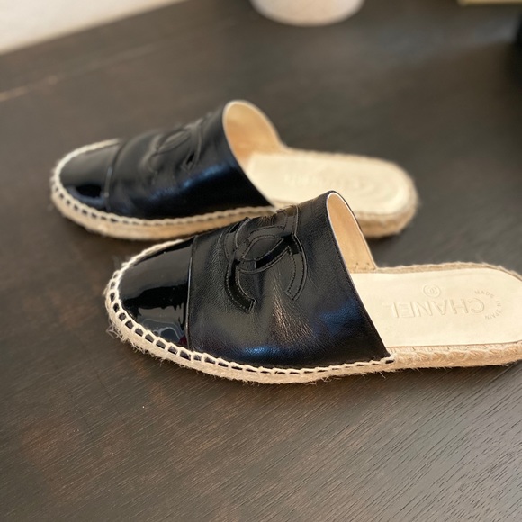 Chanel espadrilles 36 mules style black authentic - Picture 5 of 5